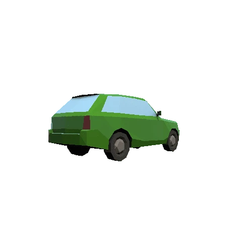 PaperCarsSUV3DayGreen Variant